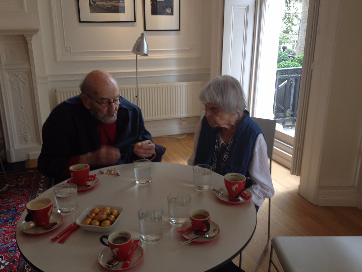 Wolf Suschitzky and Milein Cosman Keller at the ACF London.JPG